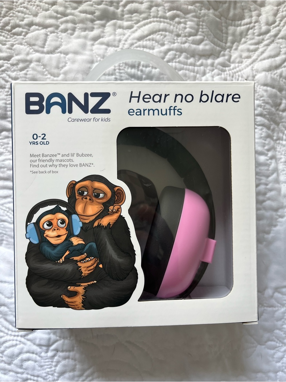 BaBy BanZ Pink Over-Ear Kids Hearing Protection Earmuffs